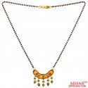 22k Gold Meenakari Mangalsutra - Click here to buy online - 1,010 only..
