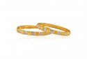 Click here to View - 22k Gold Two Tone Baby Bangle 