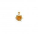 22K Gold Pendant with Initial (N) - Click here to buy online - 190 only..
