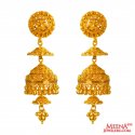 Click here to View - 22K Layered Jhukmi Earrings  
