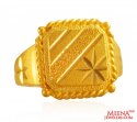 22k Mens Gold Ring  - Click here to buy online - 695 only..