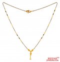 22K Gold Delicate Mangalsutra - Click here to buy online - 535 only..