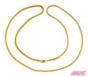 22k Gold Fox Tail Chain - Click here to buy online - 1,955 only..