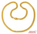 22Kt Gold Chain 20 Inches - Click here to buy online - 2,640 only..