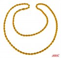 22 Kt Gold Rope Chain (26 Inch) - Click here to buy online - 1,485 only..