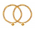 Click here to View - 22 Kt Gold Payal (2 PC) 