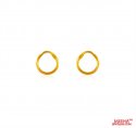 22k Gold Hoop Earrings - Click here to buy online - 130 only..