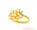 22K Gold Designer Signity Ring - Click here to buy online - 429 only..