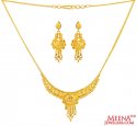 Click here to View - 22K Gold  Necklace Set 