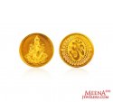 22k Gold Laxmi Coin - Click here to buy online - 125 only..