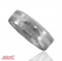 18 Kt White Gold Wedding Band - Click here to buy online - 859 only..