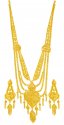 22K Yellow Gold  Necklace Set - Click here to buy online - 6,796 only..