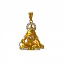 Click here to View - 22 Kt Gold Lord Mahadev Pendant 