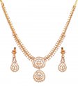18K Yellow Gold Necklace Set - Click here to buy online - 22,772 only..