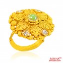 22Kt Gold Antique Fancy Ring - Click here to buy online - 1,070 only..