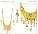 Click here to View - 22K Gold Patta set with Stones 