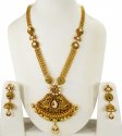 22kt Indian Gold Jewelry Set (Rani Haar) - StBr1626 - 22kt Indian Gold ...