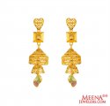 22K Gold layered Earrings  - Click here to buy online - 1,010 only..