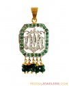22K Allah Gold Pendant - Click here to buy online - 578 only..
