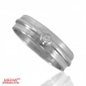 White Gold 18Kt Wedding Band - Click here to buy online - 467 only..