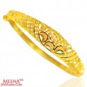 22 kt Ladies Fancy Gold Kada (1 pc) - Click here to buy online - 1,278 only..