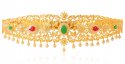 22kt Gold Floral Waist Belt - Click here to buy online - 22,057 only..