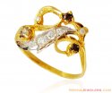 Colored Stones Fancy 22k Gold Ring - Click here to buy online - 392 only..