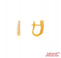 22Kt Gold Clip On Earrings - Click here to buy online - 474 only..