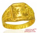22 Karat Gold Mens Ring - Click here to buy online - 490 only..