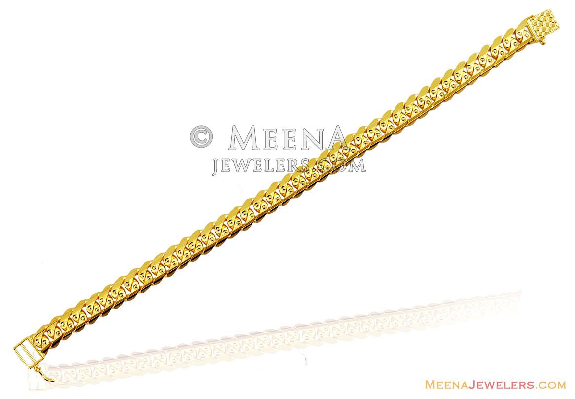 Buy Vaibhav Jewellers 22K Casting Gold Men Bracelet 165VG2562 Online from  Vaibhav Jewellers