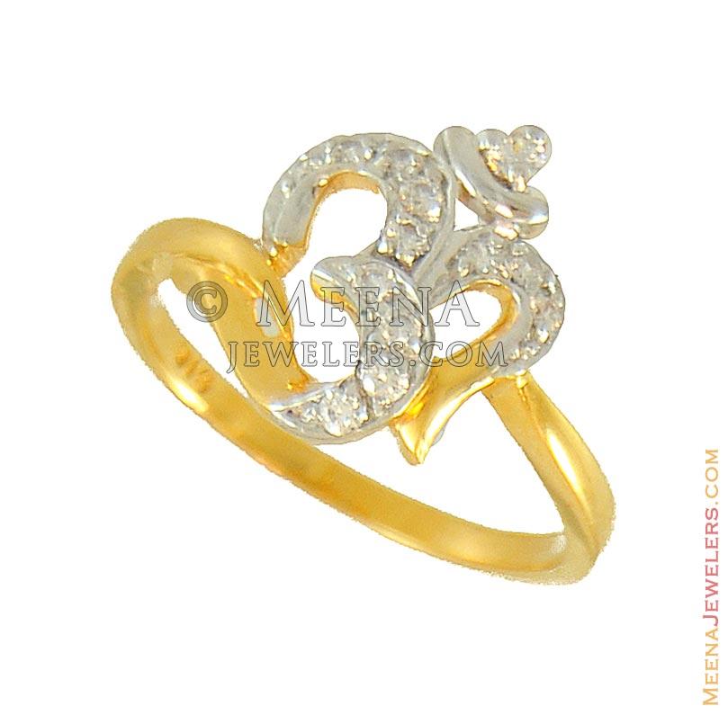 UNIFT Aum Om Ohm Ring for Women Men Stainless Steel Sanskrit Symbol Om Ring  Indian Spiritual Jewelry Meditation Gift (16, gold 1)|Amazon.com