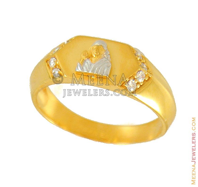 Buy Memoir Silverplated Shirdi SAI BABA finger ring Men Women temple  jewellery Hindu God(OROM4483) Online In India At Discounted Prices