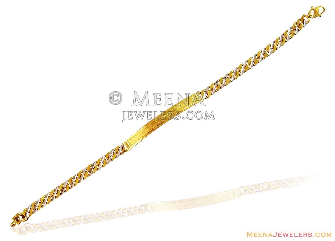 22K Yellow Gold Men Fashinable Bracelet – Virani Jewelers
