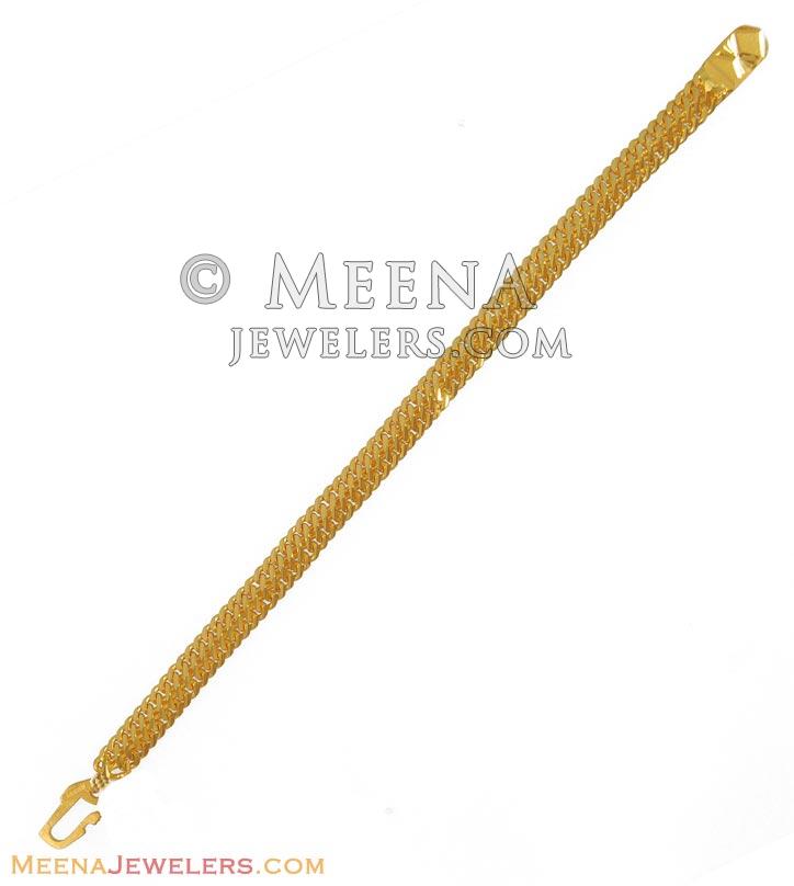Luxury Big African Ethiopia Wedding Gold Color Bracelet For Men Women Party  Ornament Dubai Chain Bangle Jewelry