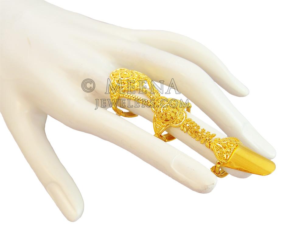 Golden Gold Nail Ring at best price in Mumbai | ID: 8889947862