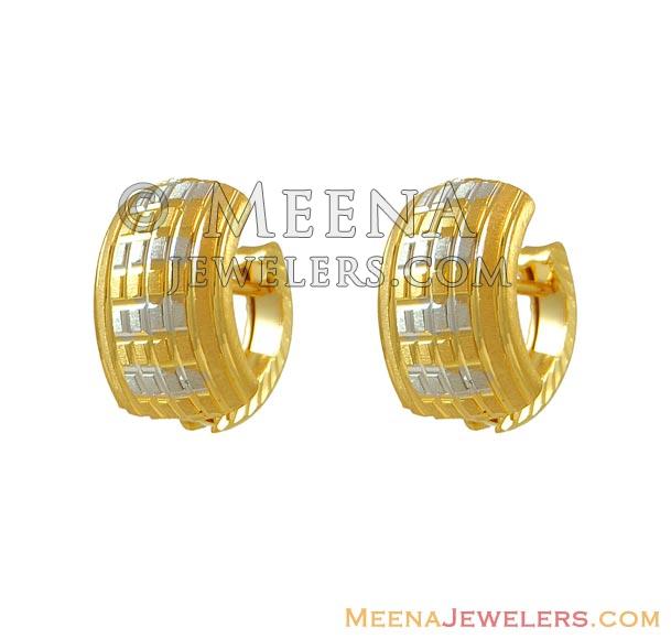 22k Designer Earrings(Clip Ons) ErCl7104 Beautifully designed,22k