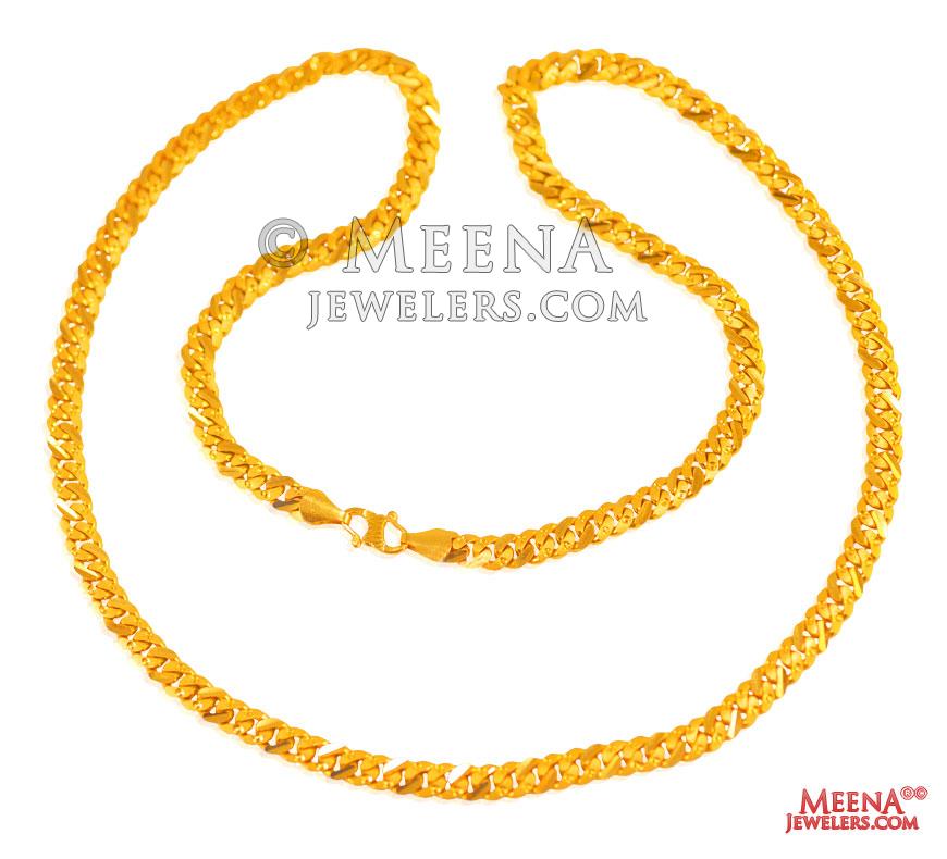 22 Kt Gold Chain chpl25203 22 Kt Gold 26 Inches long chain is