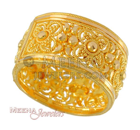 22kt Gold Ladies Ring Rilg3663 22kt Gold Ladies Wide Ring With