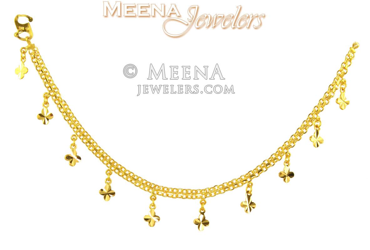 22Kt Gold Ladies Bracelet BrLa1758 22Kt Gold Ladies Bracelet with