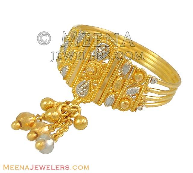 Ladies Gold Ring (Indian design) RiLg10322 22K Gold Ladies Ring