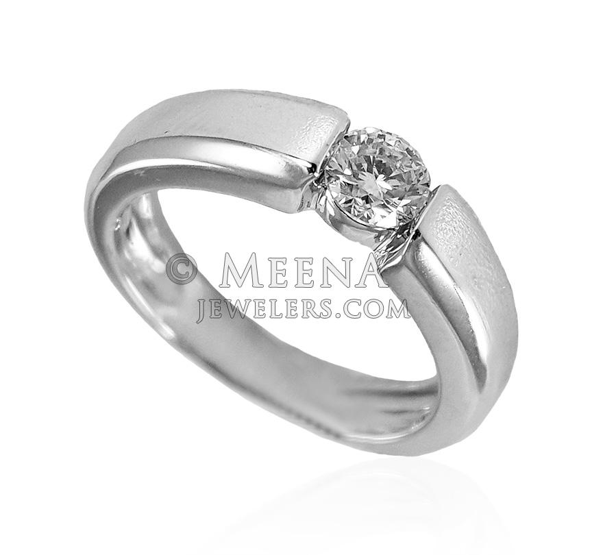 18kt White Gold Diamond Ring - DiRi22147 - US$ 2,798 - 18kt White Gold ...