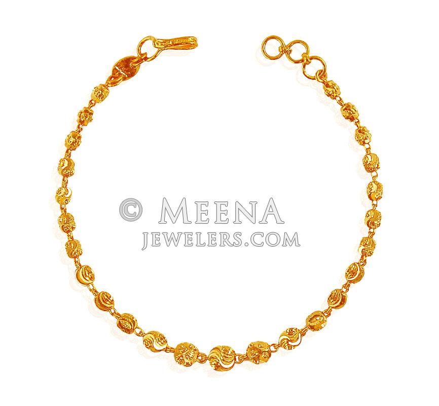 22K Gold Ladies Bracelet BrLa19129 22k Gold Ladies Bracelet