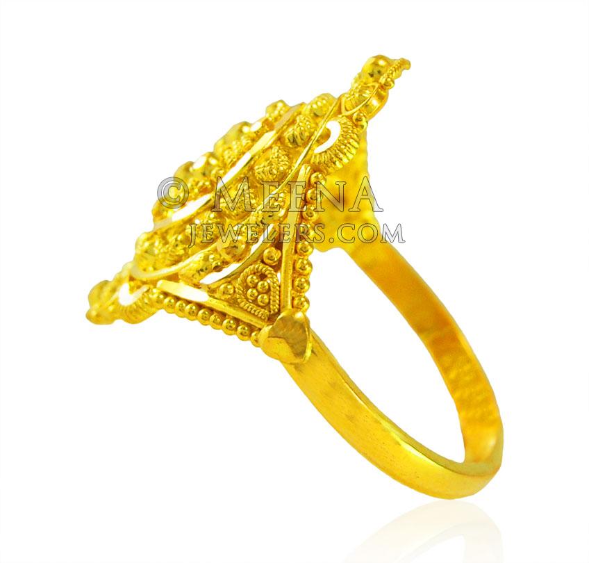 22Kt Gold Ladies Ring Rilg22801 22Kt Gold Ladies Ring . Ring is