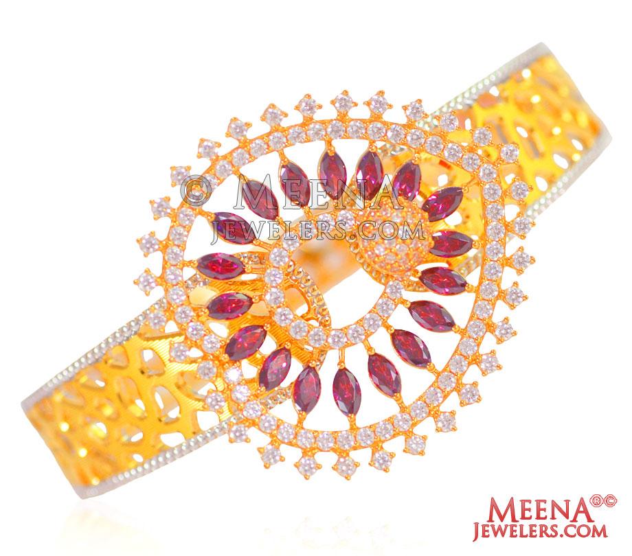 22 Kt Gold Openable Kada BaSt25226 22 Kt Gold Kada for Ladies. Kada