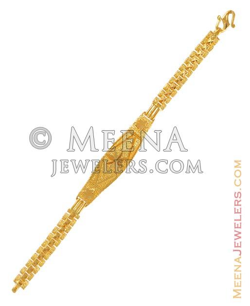 Indian gold baby bracelet BaBr6205 22k Gold hand crafted kids bracelet with combination of