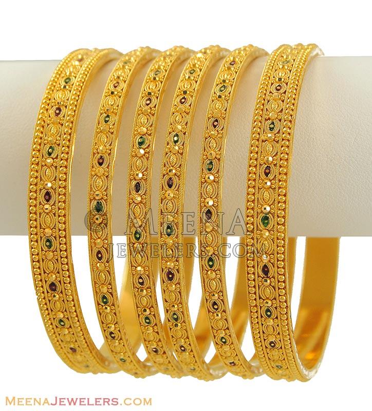 Indian Meenakari Bangles Set Bast8644