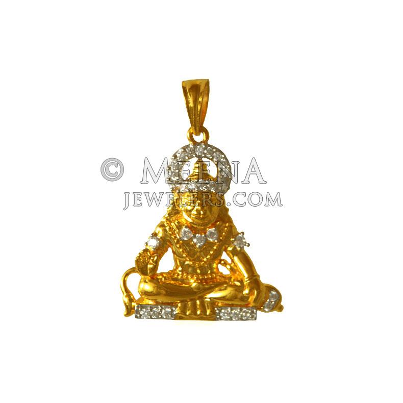 22 Kt Gold Lord Mahadev Pendant - PeSa24393 - US$ 735 - 22 kt gold Lord ...