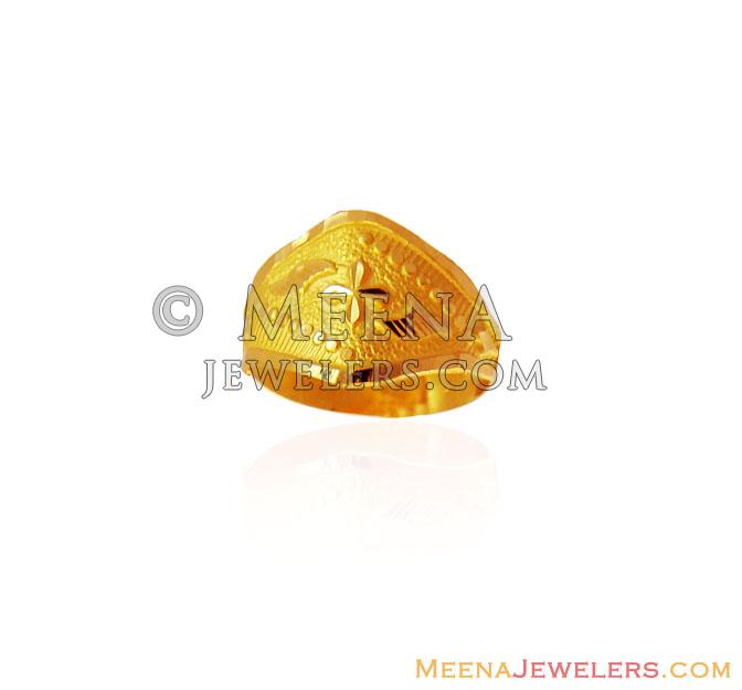22K Gold Ring For Baby Boy BjRi16695 22K Gold Ring for boys