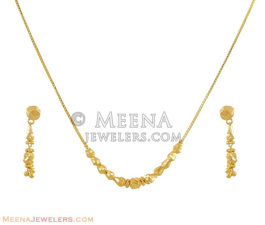 22Kt Gold Necklace Set