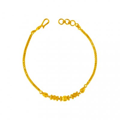 22k Gold Bracelet for Men Boy , Yellow Gold Bracelet, Unique Stylish  Design, Indian Gold Bracelet Jewelry for Gift - Etsy